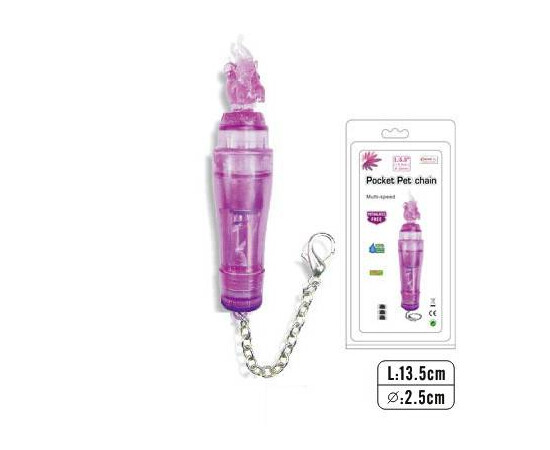 Pocket Elephant Chain Mini Vibrator reviews and discounts sex shop