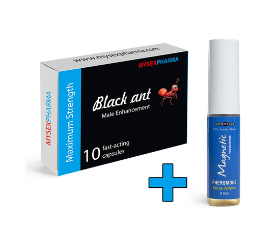 Black Ant Capsules and Magnetic Pheromone Men's Perfume Set for Enhanced Sexual Performance reviews and discounts sex shop