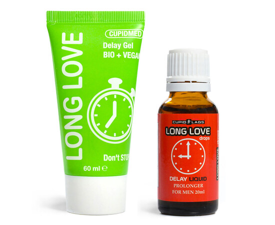 Long Love Set - Gel and Oral Drops for Longer Lasting Sex reviews and discounts sex shop