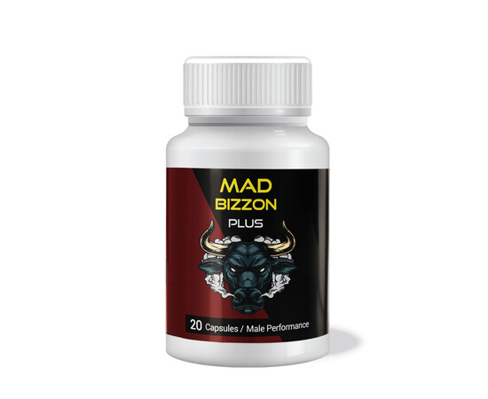 Capsules for Stronger Erection Mad Bizzon Plus - 20 capsules reviews and discounts sex shop